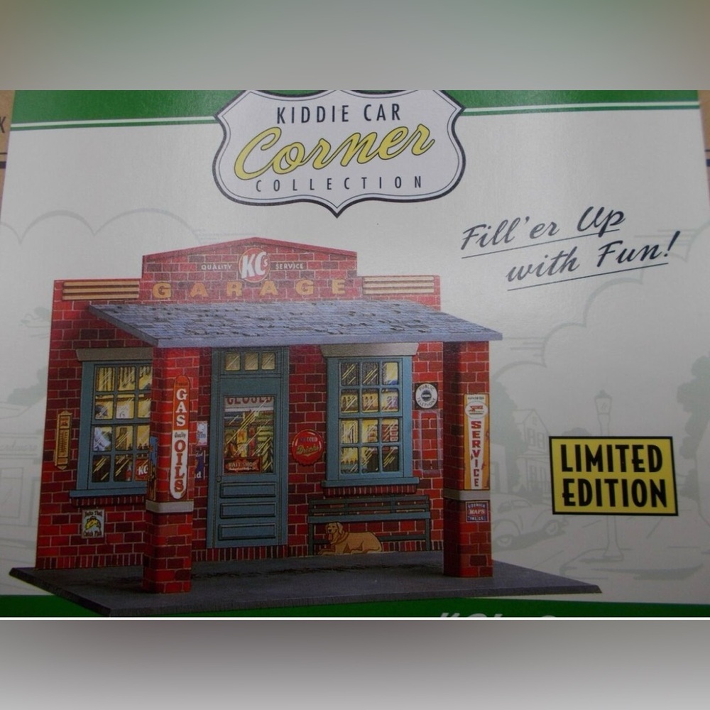 KC’s Garage - Hallmark Kiddie Car Corner Collection